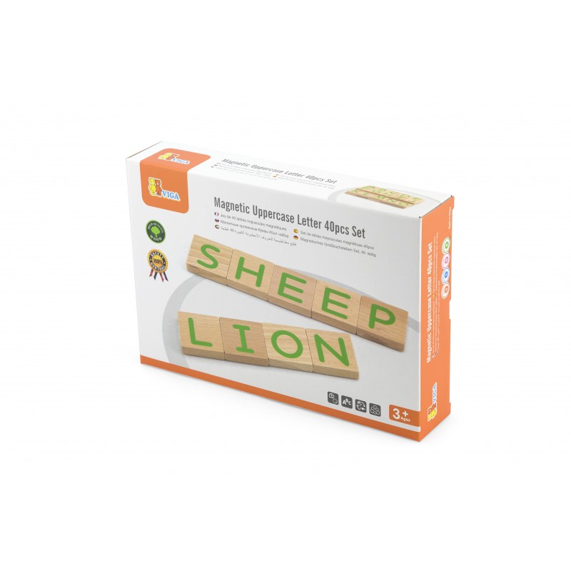 Set magnetic litere mari 40 buc, Viga